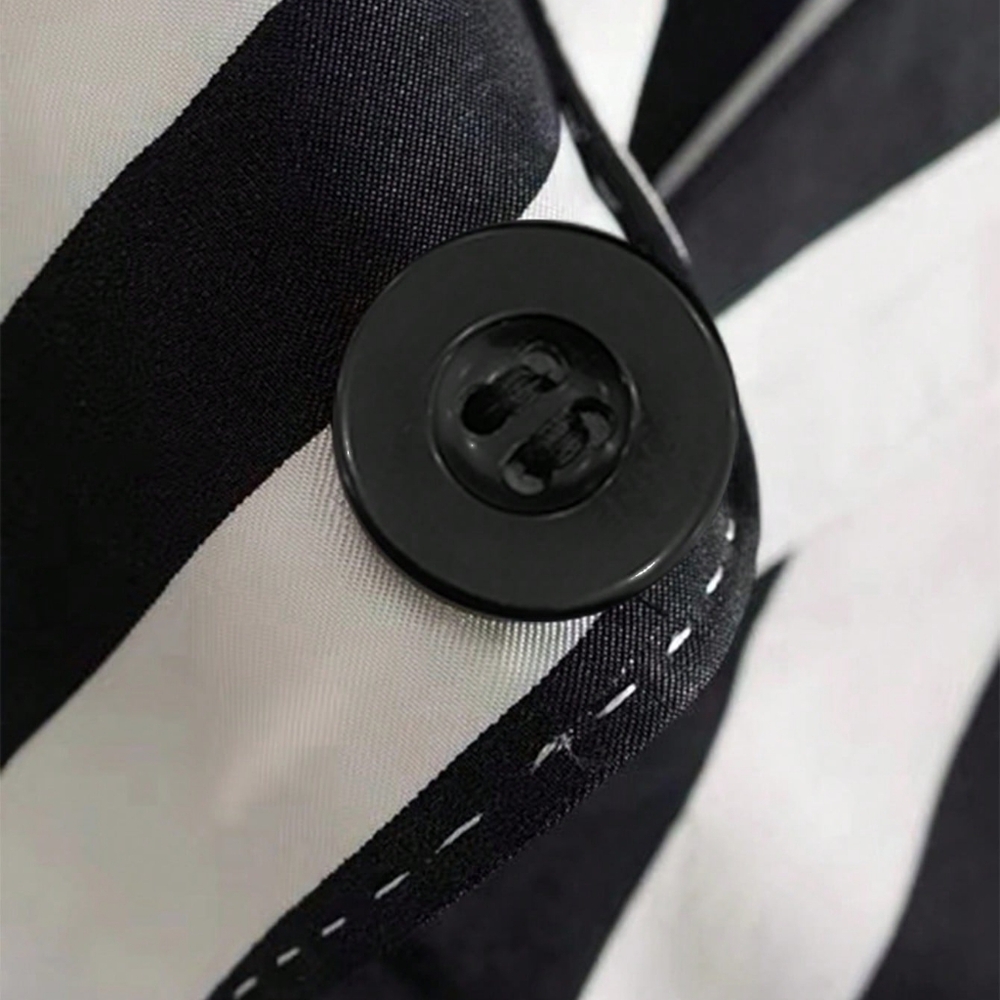 Print Roll Tab Sleeve Blazer For Dailywear - Picture 7 of 7